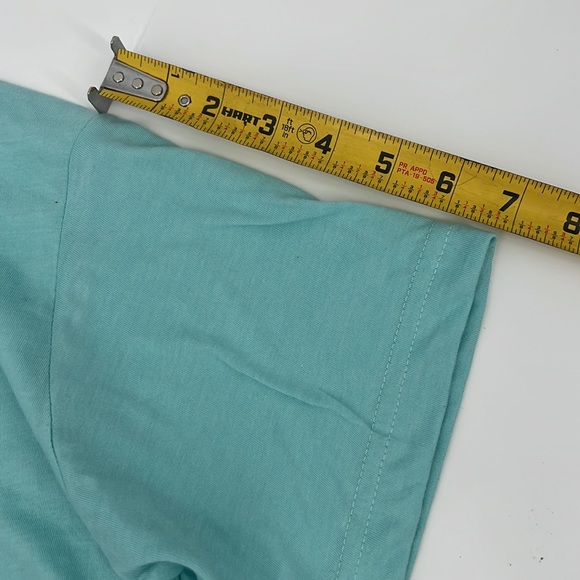 NWT Turquoise 'Heifer' Graphic Short Sleeve Tee Women's sz Small - Picture 7 of 7